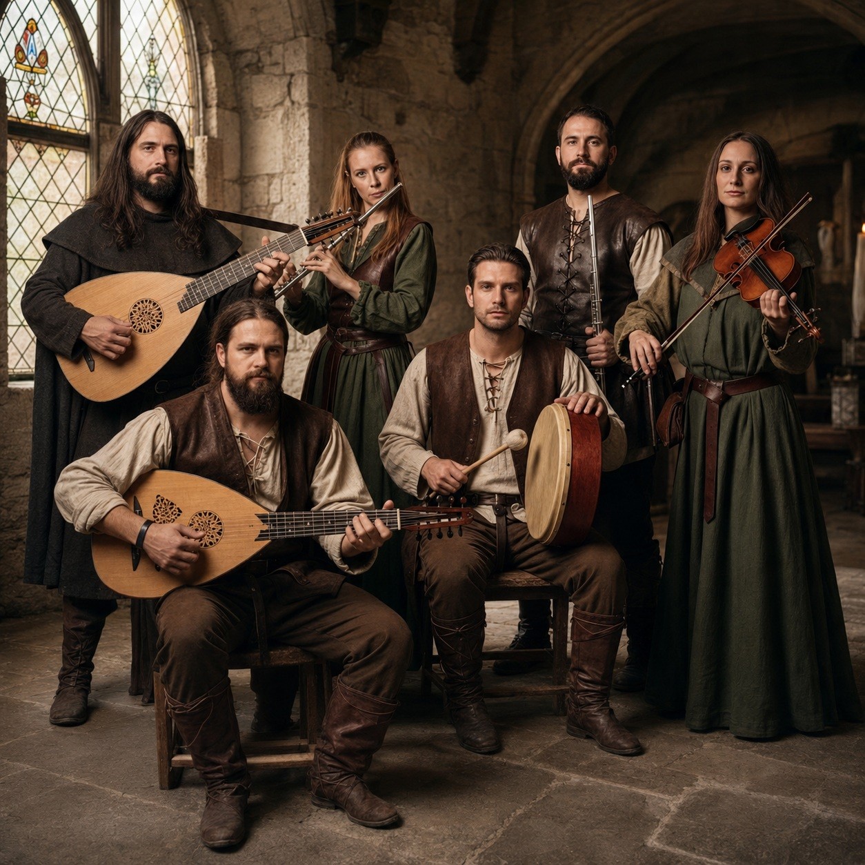THE TAVERN BARDS — visual identity