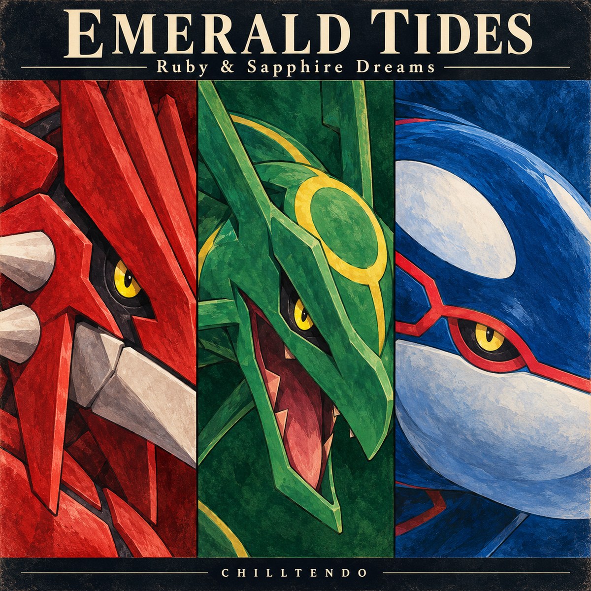 Emerald Tides: Ruby & Sapphire Dreams