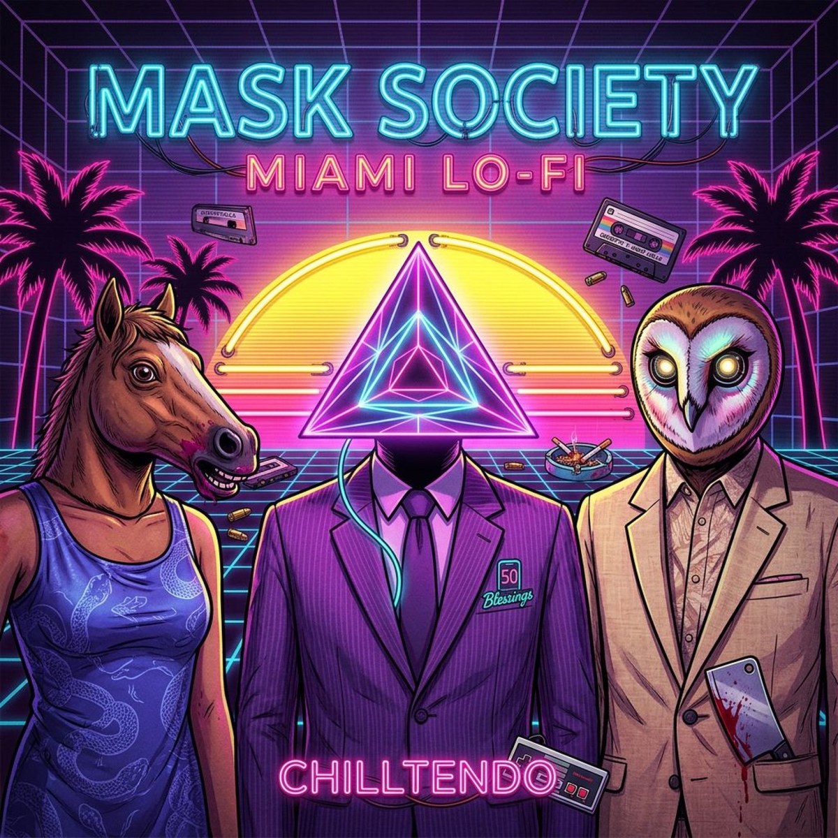 Mask Society - Miami Lo-fi cover